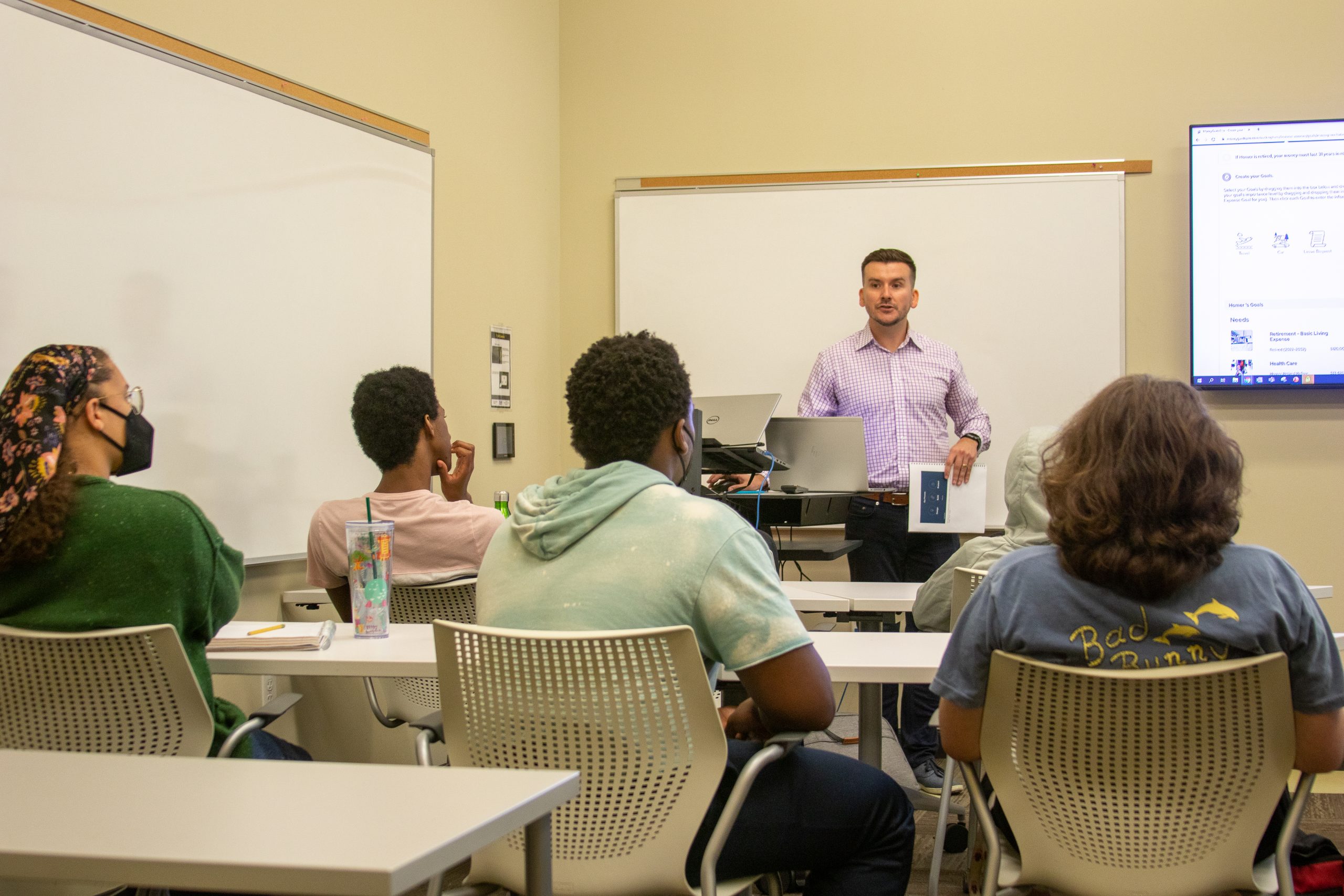 LGBTQ+ wealth advisor talks to students about empathy and inclusion in finance