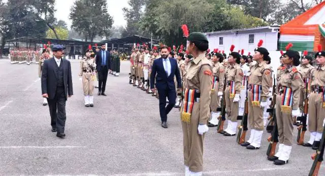 Advisor Bhatnagar complements NCC Camp cadets at Nagrota