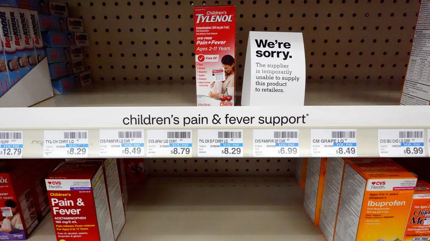 CVS and Walgreens limit sales of children' fever meds amid 'tripledemic' demand : NPR