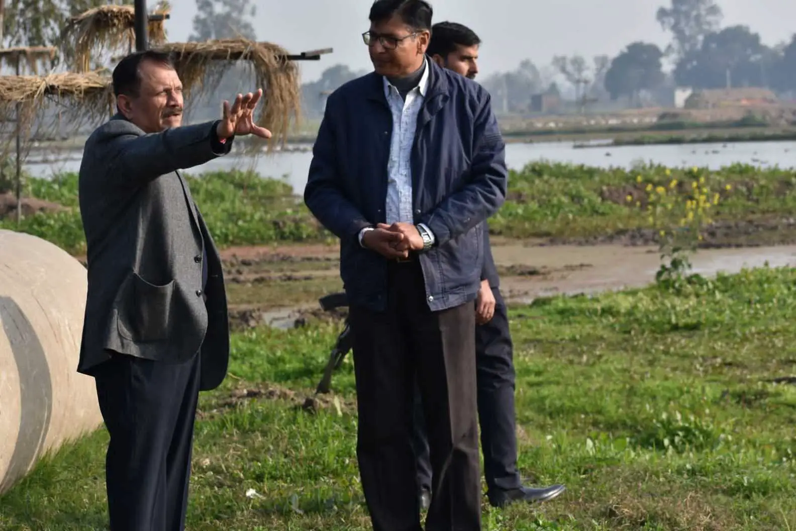 Advisor Bhatnagar visits Gharana Wetland Conservation Reserve, inspects ongoing works