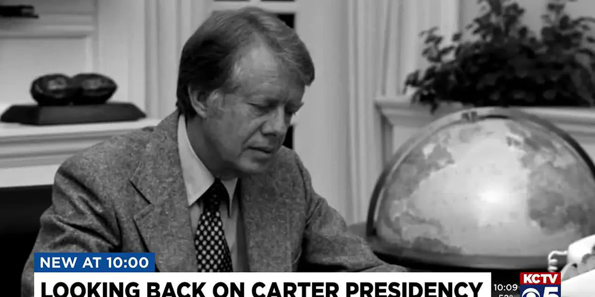 Native marketing campaign advisor displays on former President Jimmy Carter