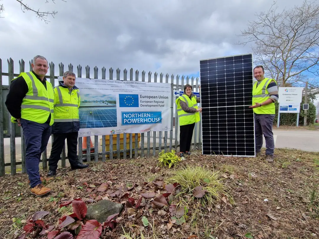 Solar panels installed at two key sites in Stockport, to boost the borough’s commitment to become carbon neutral