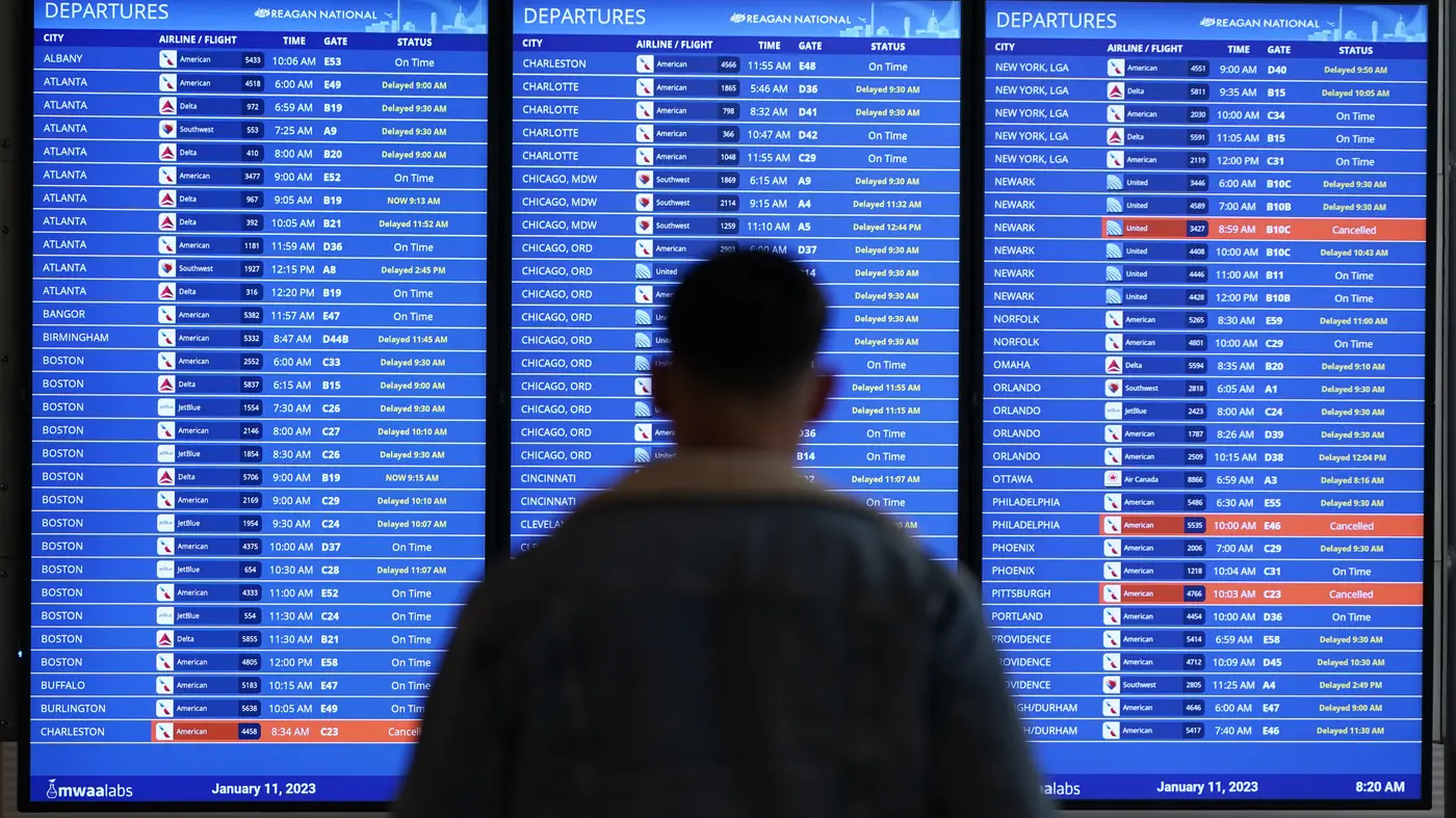 New report blames airlines for most flight cancellations : NPR