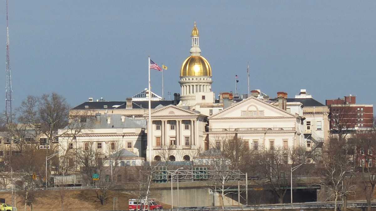 The New Jersey Statehouse and Capitol Building In Trenton